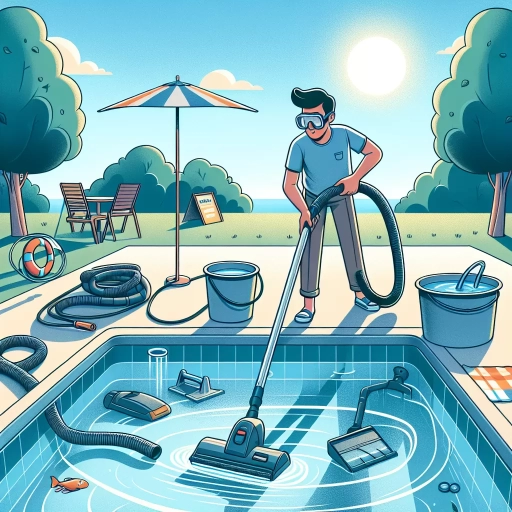 how to vacuum above ground pool