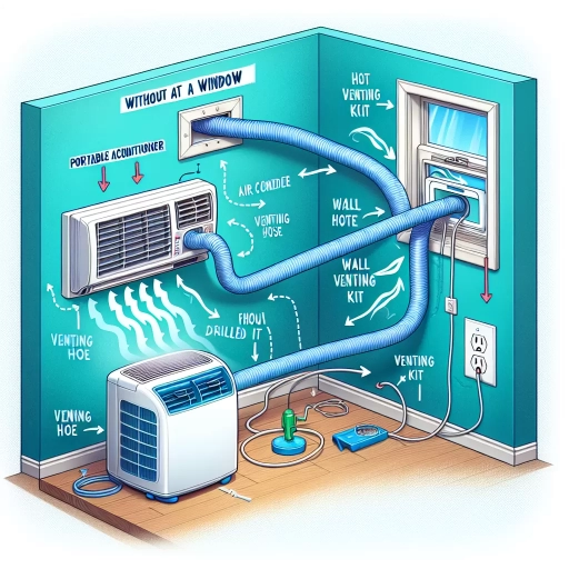 how to vent a portable air conditioner without a window