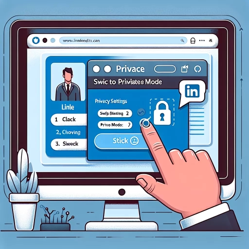 how to view linkedin profiles in private mode