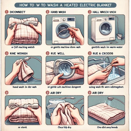 how to wash a heated blanket