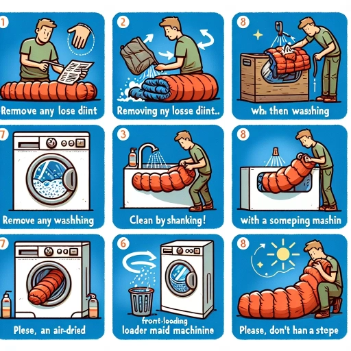 how to wash a sleeping bag