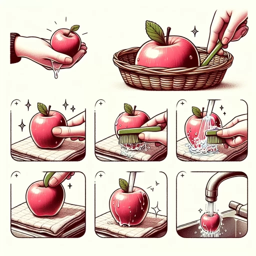 how to wash apples