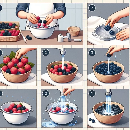 how to wash berries