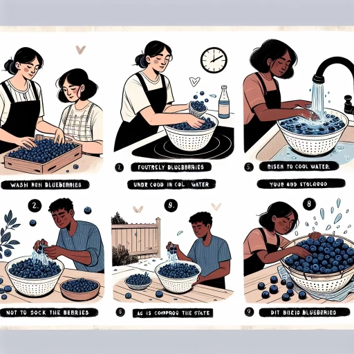 how to wash blueberries