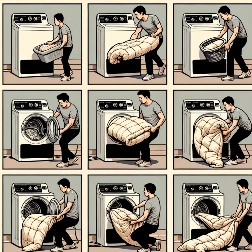how to wash comforter in washing machine