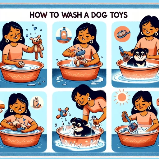 how to wash dog toys
