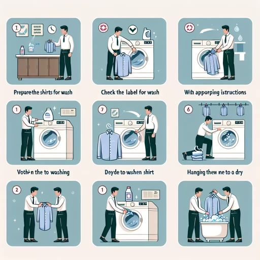 how to wash dress shirts