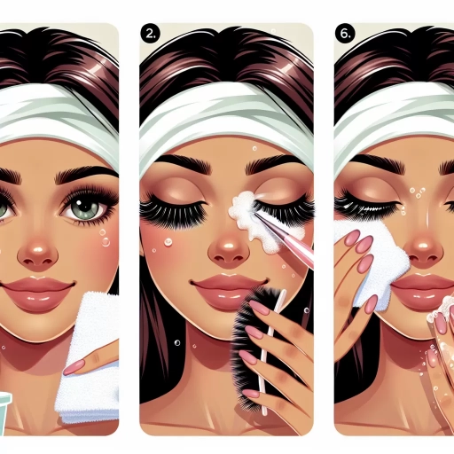 how to wash eyelash extensions