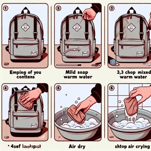 how to wash herschel backpack