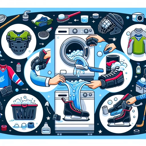 how to wash hockey gear
