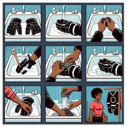 how to wash hockey gloves