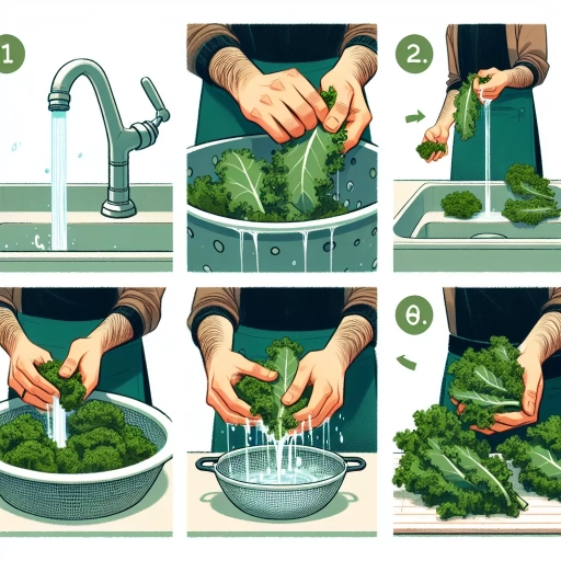 how to wash kale