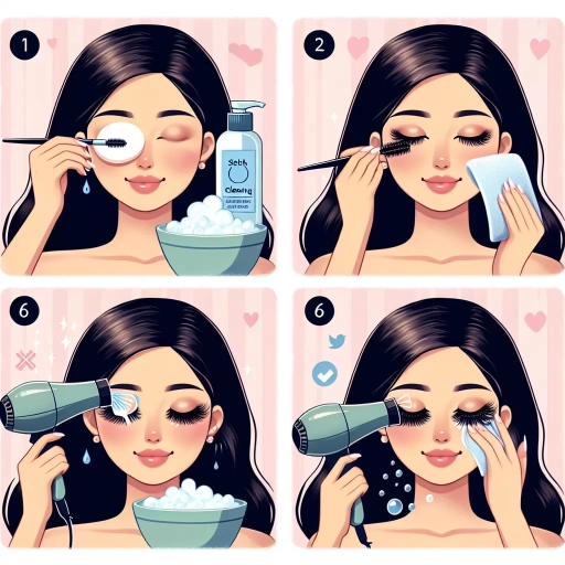 how to wash lash extensions