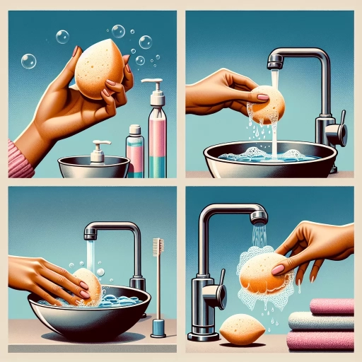 how to wash makeup sponge