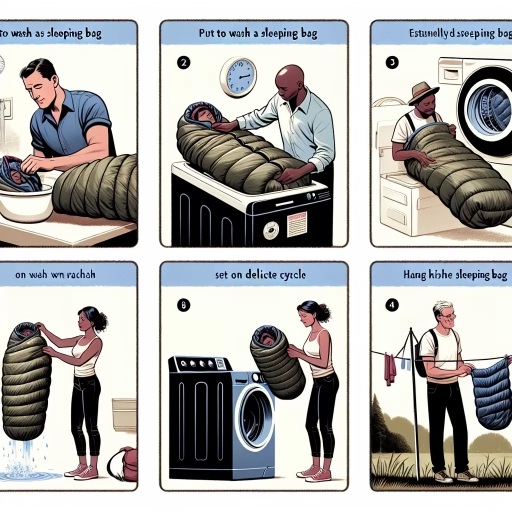 how to wash sleeping bag
