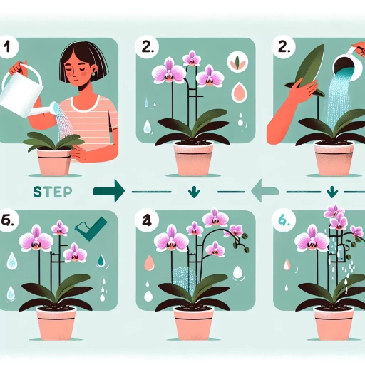 how to water orchid