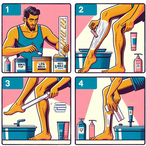 how to wax legs