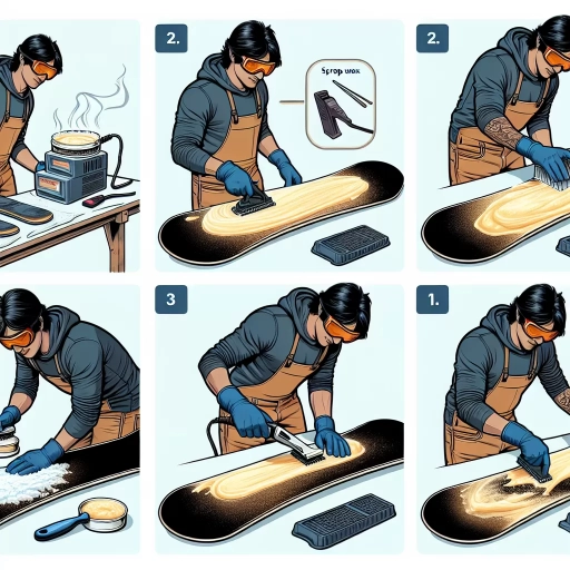 how to wax snowboard