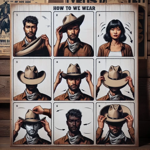 how to wear a cowboy hat