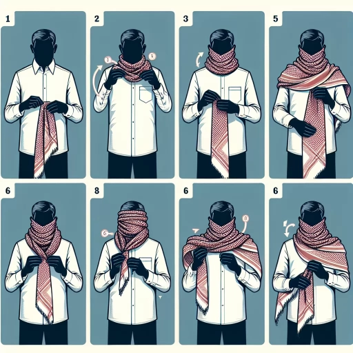 how to wear a keffiyeh