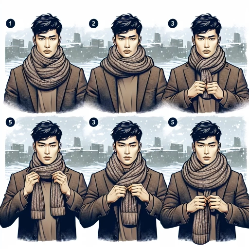 how to wear a scarf men