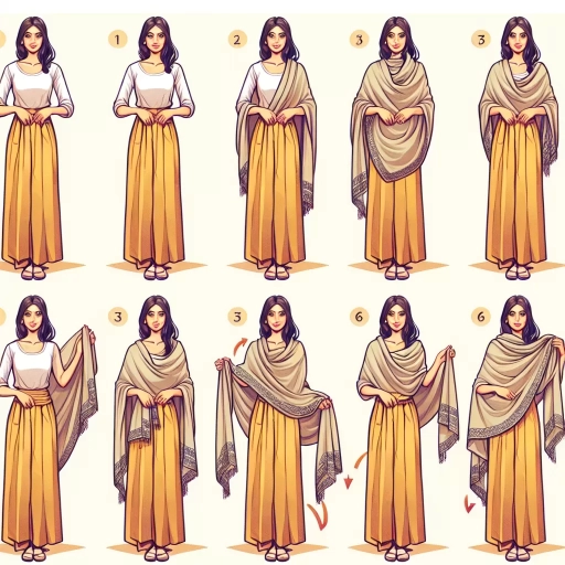 how to wear a shawl
