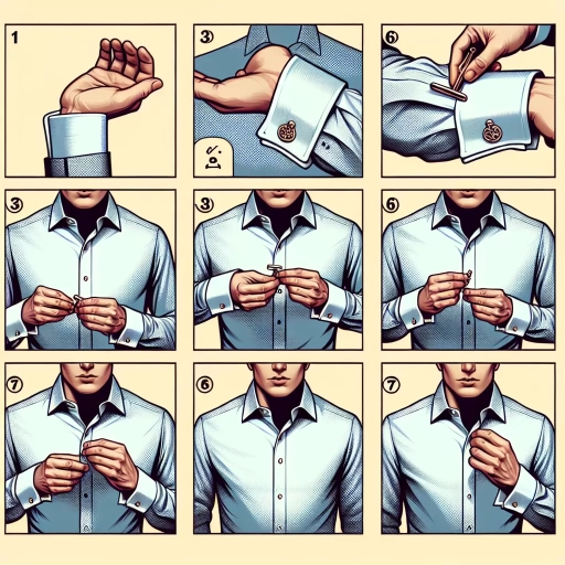 how to wear cufflinks