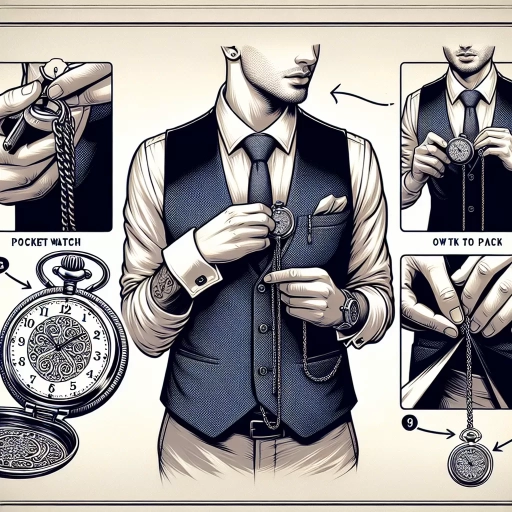how to wear pocket watch