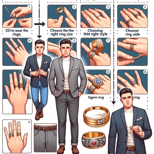 how to wear rings men