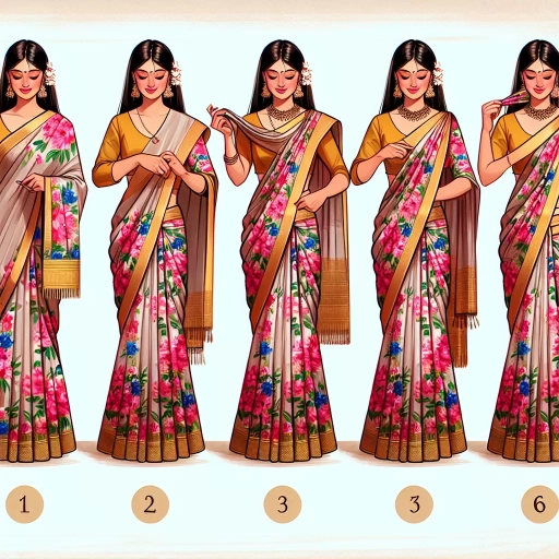 how to wear saree