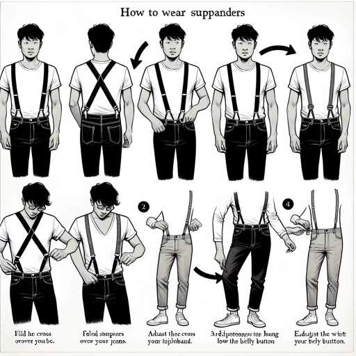 how to wear suspenders