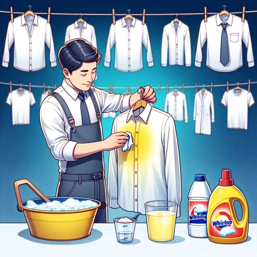 how to whiten white clothes that have yellowed