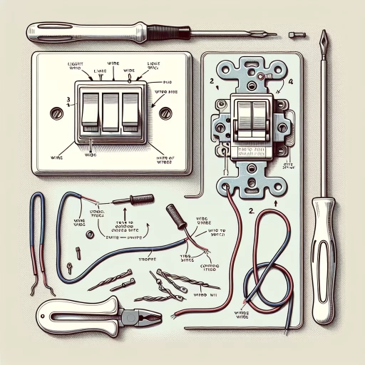 how to wire a light switch with 2 wires