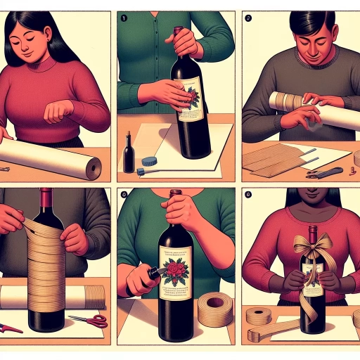 how to wrap a wine bottle