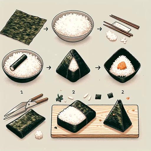 how to wrap onigiri