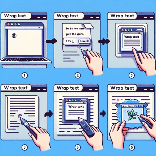 how to wrap text in word