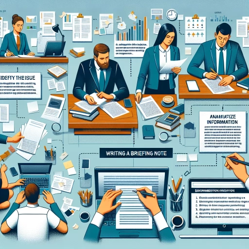 how to write a briefing note