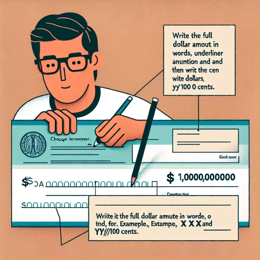 how to write a cheque amount in words