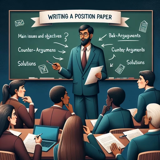 how to write a position paper