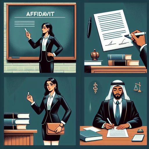 how to write an affidavit