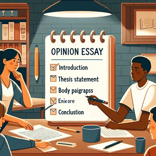 how to write an opinion essay