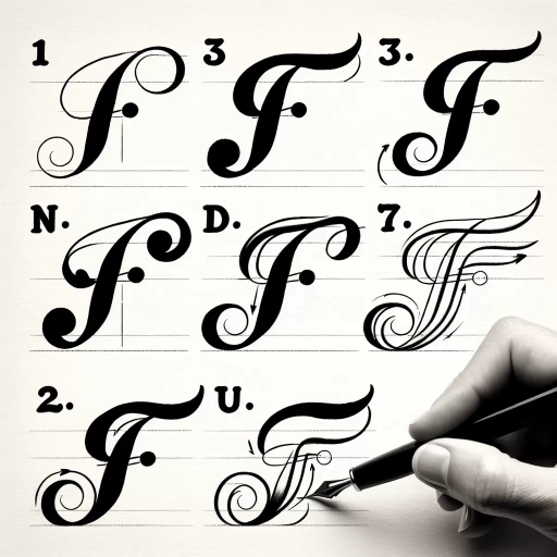 how to write f in cursive