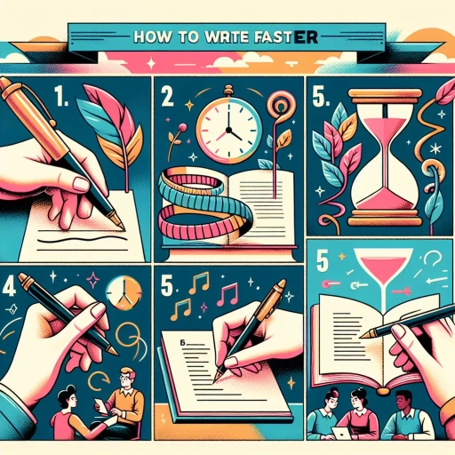 how to write faster