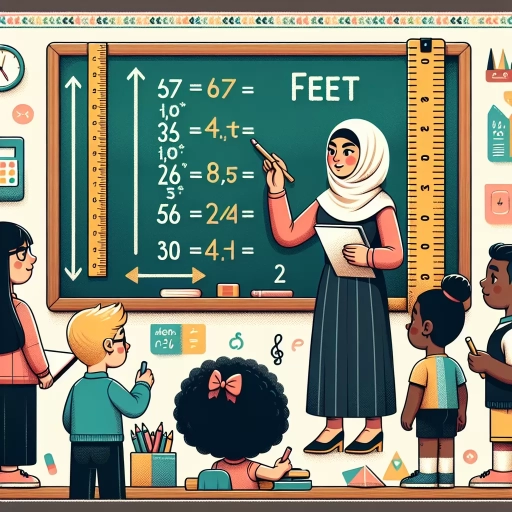 how to write height in feet