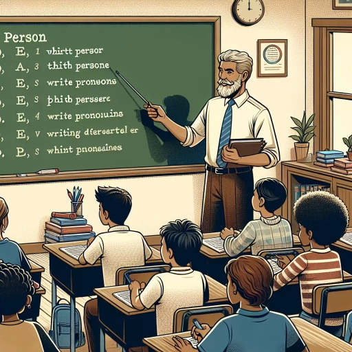 how to write in third person