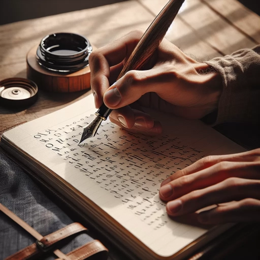how to write with a fountain pen