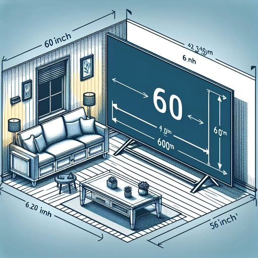 how wide is a 60 inch tv