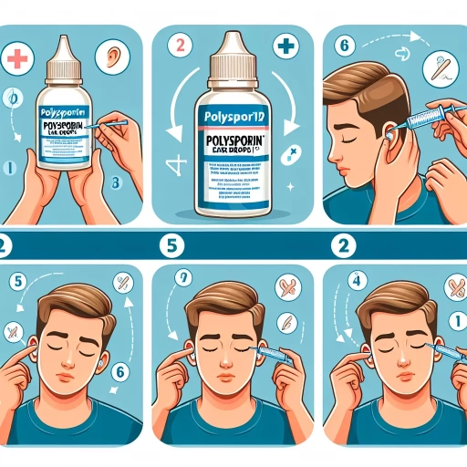 polysporin ear drops how to use