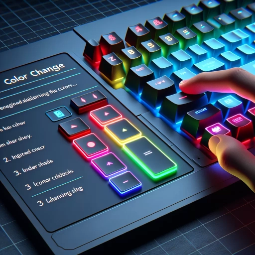 redragon keyboard how to change colors
