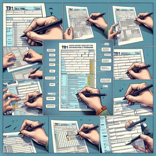 td1 form how to fill out